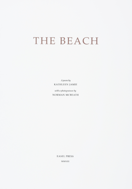 The Beach Title Page