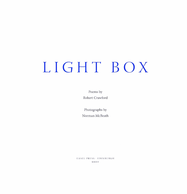 Light Box Title Page 1